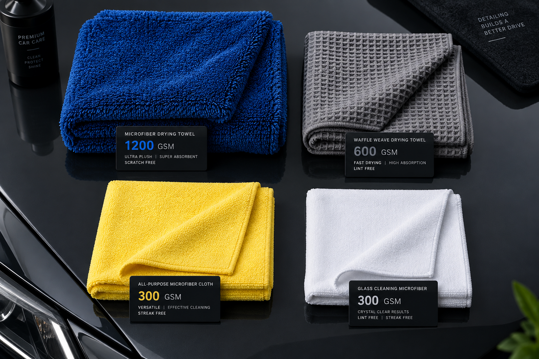 Microfiber GSM Explained: What Makes a Good Car Drying Towel?
