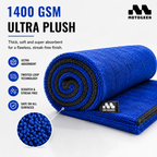 1400 GSM Premium Automotive Microfiber Drying Towel – Grey, 50×80 cm Motogeek®