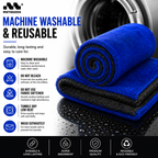 1400 GSM Premium Automotive Microfiber Drying Towel – Grey, 50×80 cm Motogeek®