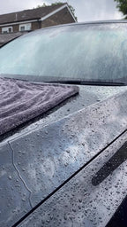 1400 GSM Premium Automotive Microfiber Drying Towel – Grey, 50×80 cm Motogeek®